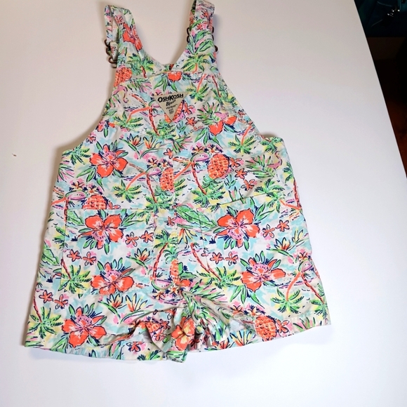 Oshkosh B’Gosh Baby B Vintage Flower Bubble Romper Vestbak Floral 18 Months - Picture 3 of 6